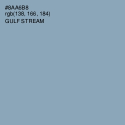 #8AA6B8 - Gulf Stream Color Image